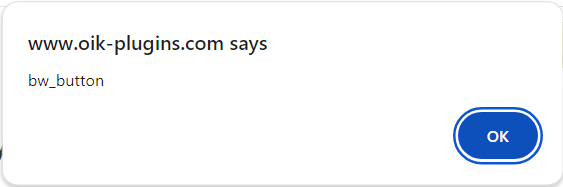 JavaScript alert message
